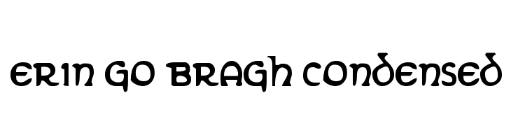 Erin Go Bragh Condensed  Descarca Fonturi Gratis