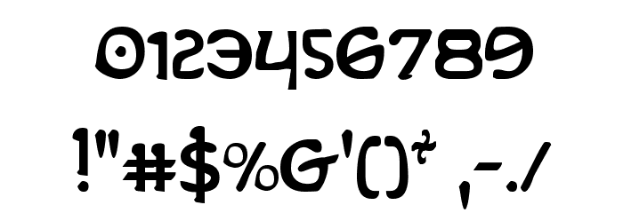Erin Go Bragh Condensed Font OTHER CHARS