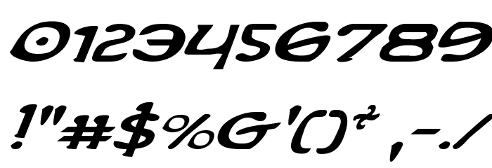Erin Go Bragh ExpandItalic Font OTHER CHARS