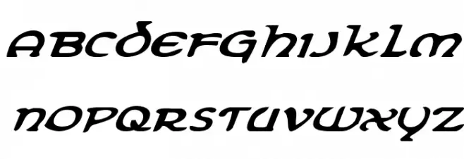 Erin Go Bragh ExpandItalic Fonte MAIÚSCULAS