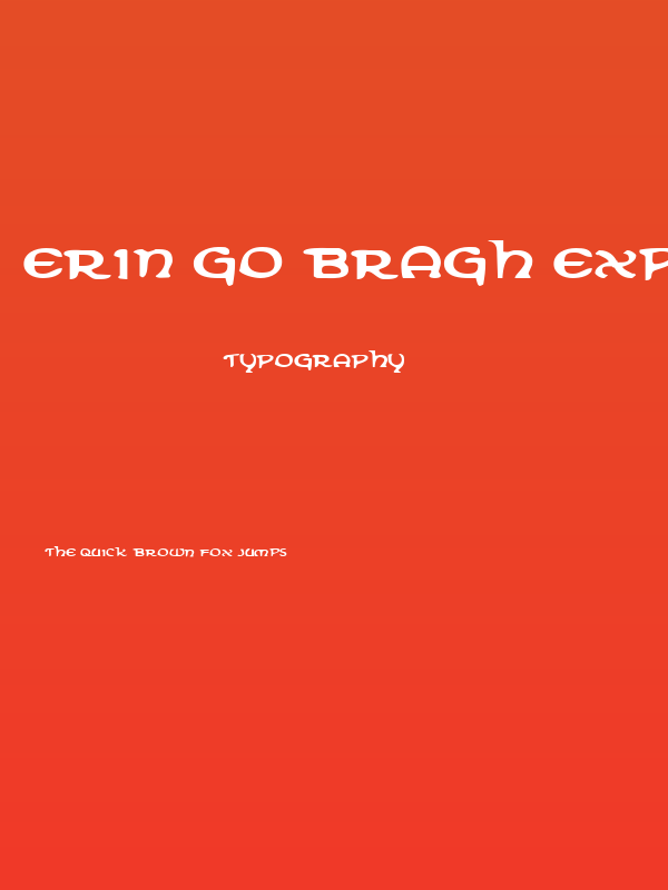 Erin Go Bragh Expanded Poster