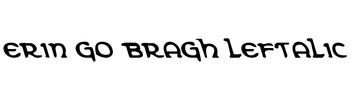 Erin Go Bragh Leftalic  Descarca Fonturi Gratis