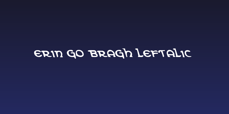 Erin Go Bragh Leftalic Social Header