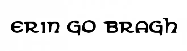 Erin Go Bragh  नि: शुल्क फ़ॉन्ट्स डाउनलोड
