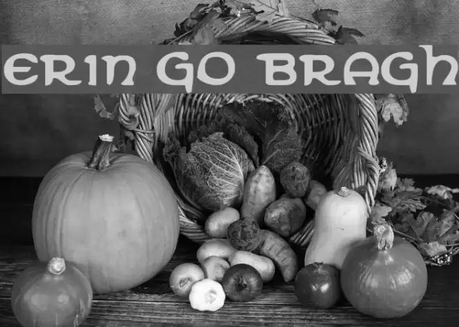 Erin Go Bragh Fonte examples