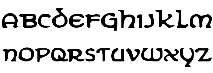 Erin Go Bragh Font LOWERCASE