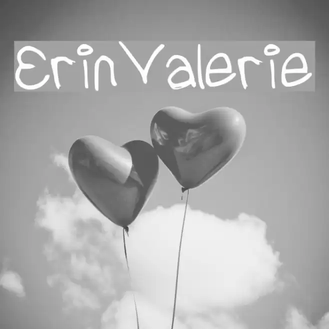 ErinValerie Font examples