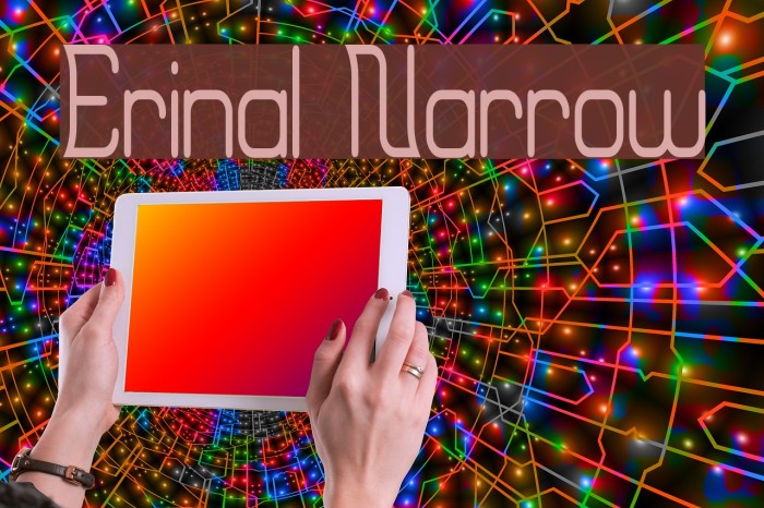Erinal Narrow Font examples