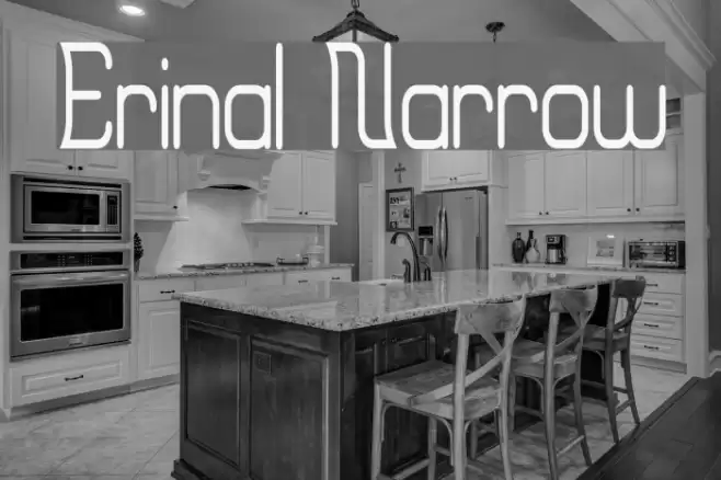 Erinal Narrow Font examples