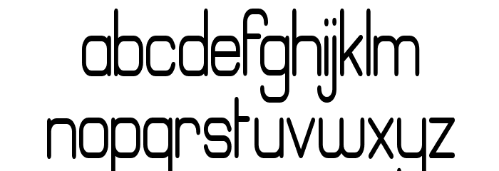Erinal Narrow Font LOWERCASE