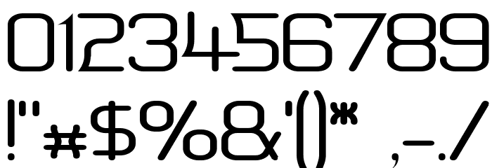 Erinal Wide フォント その他の文字