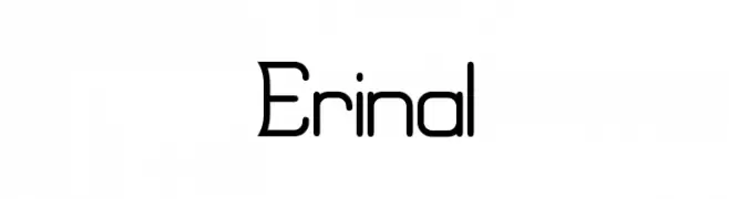 Erinal  baixar fontes gratis