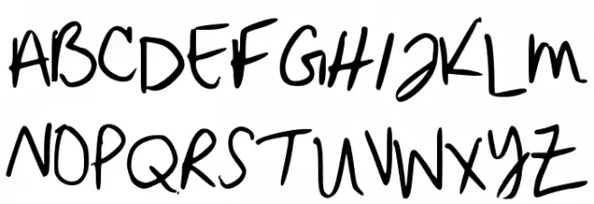 ErinnHandwriting Fonte MAIÚSCULAS