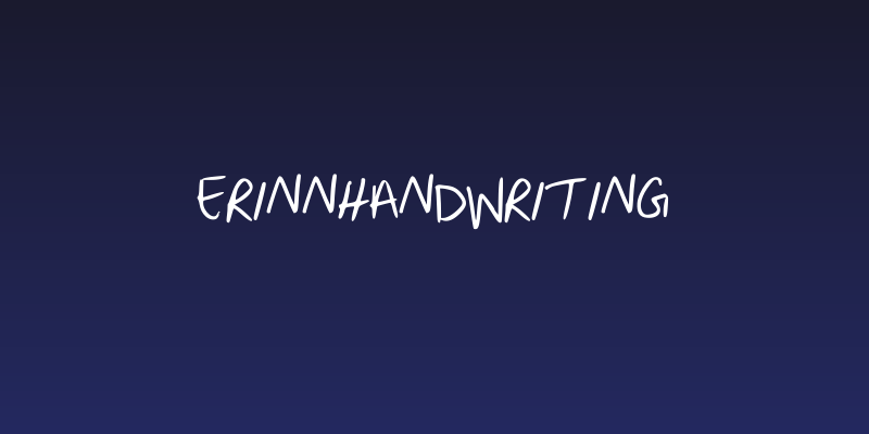 ErinnHandwriting Social Header