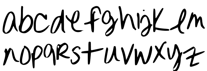 ErinnHandwriting Font LOWERCASE