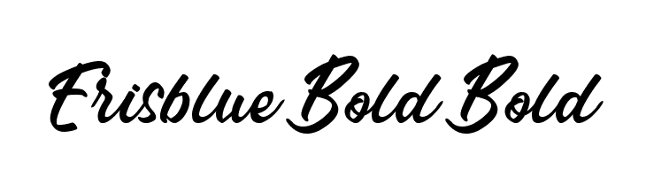 Erisblue Bold Bold  नि: शुल्क फ़ॉन्ट्स डाउनलोड