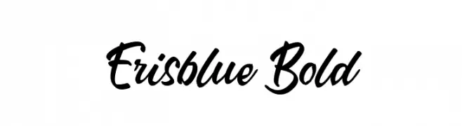 Erisblue Bold  免费字体下载