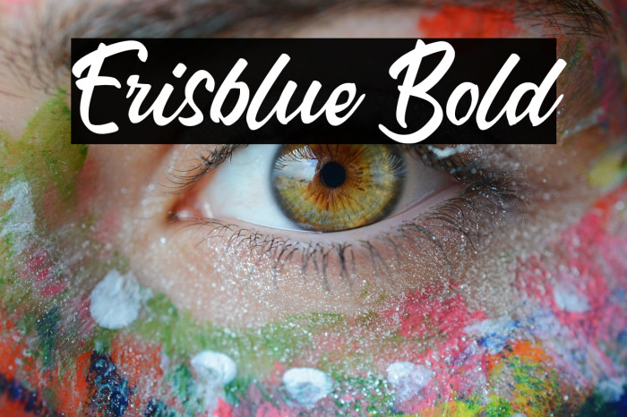 Erisblue Bold Example 1