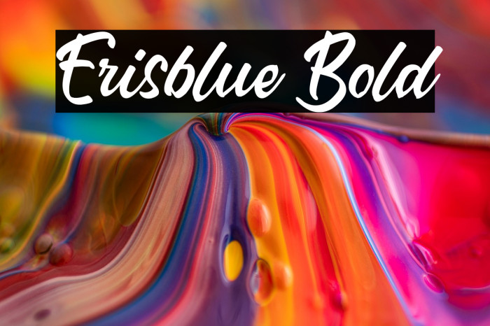 Erisblue Bold Example 2