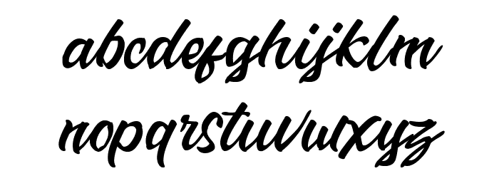Erisblue Bold Font LOWERCASE