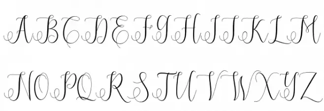 ErittaScript Schriftart Groß