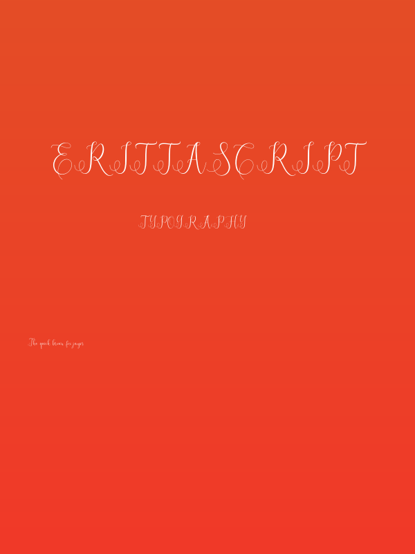 ErittaScript Poster