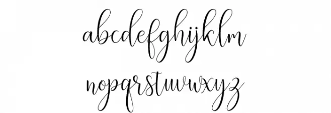 ErittaScript 字体 小写