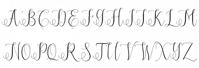 ErittaScript Schriftart Groß