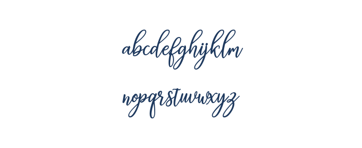 ErittaSlant-Bold Lowercase