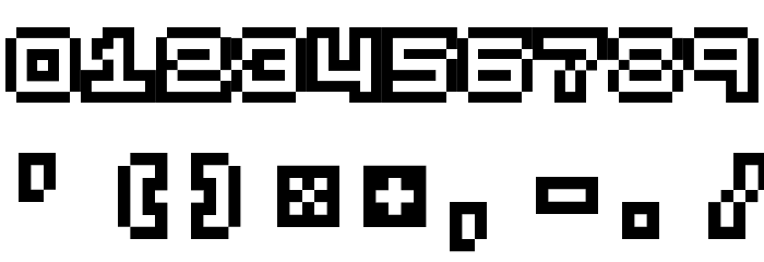 Erix Outline Font OTHER CHARS