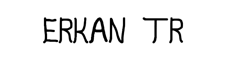 Erkan tr फ़ॉन्ट