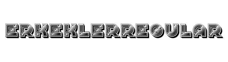 Erkekler Regular  font caratteri gratis