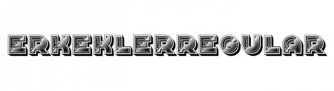 Erkekler Regular  フリーフォントのダウンロード