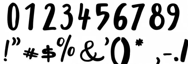 Erlan Font OTHER CHARS