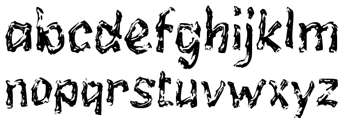 Erlank Font LOWERCASE