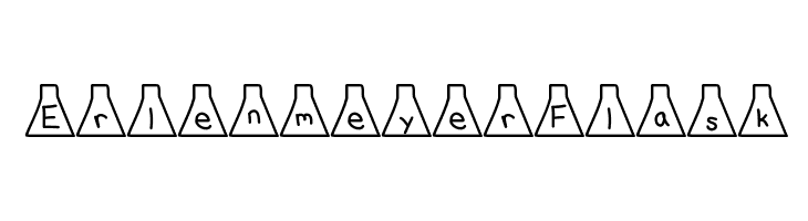 ErlenmeyerFlask  Frei Schriftart Herunterladen