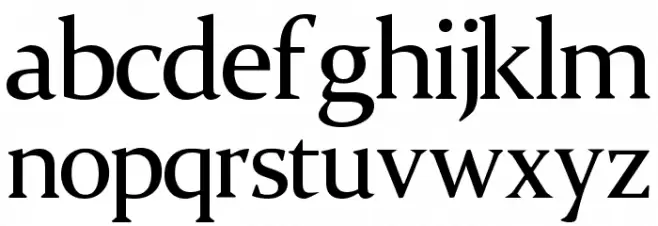 Erliana 字体 小写