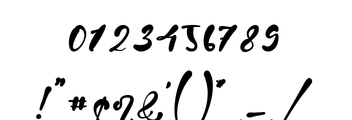 Ernest Horner Font OTHER CHARS