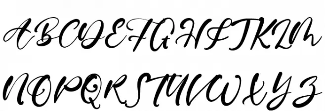 Ernest Horner Font UPPERCASE