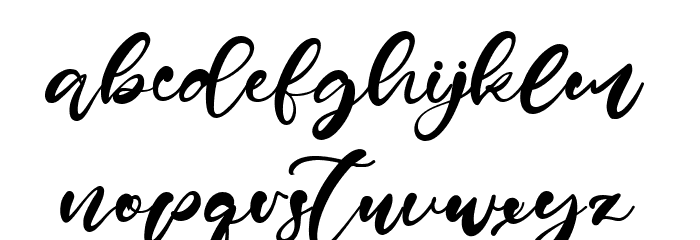 Ernest Horner Font LOWERCASE