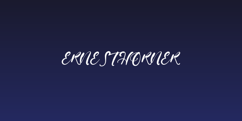 ErnestHorner Social Header