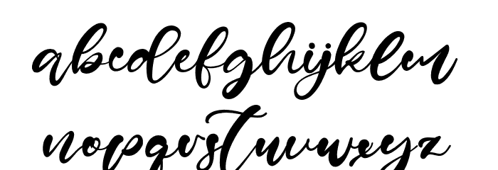 ErnestHorner Font LOWERCASE