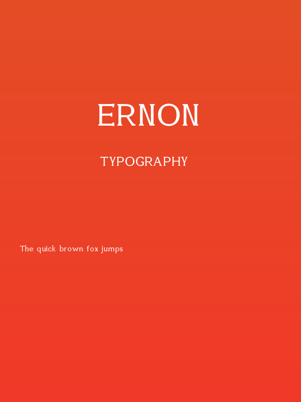 Ernon Poster