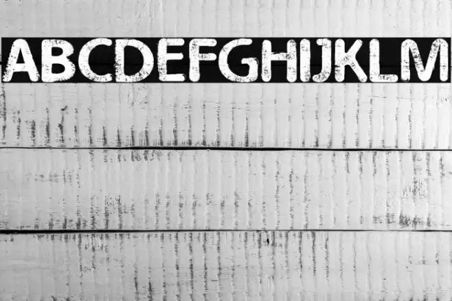 Eroded 2 Much Шрифта examples