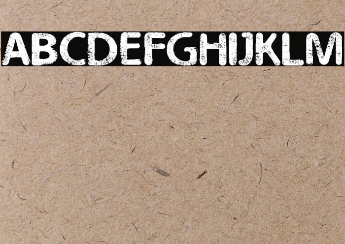 Eroded 2 Much Шрифта examples