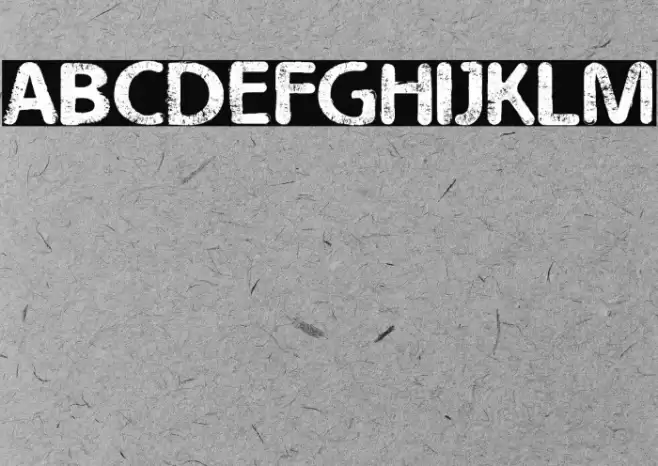 Eroded 2 Much Шрифта examples