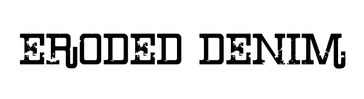 Eroded Denim  नि: शुल्क फ़ॉन्ट्स डाउनलोड