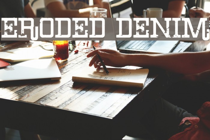 Eroded Denim Example 2