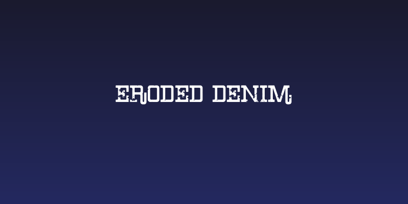Eroded Denim Social Header