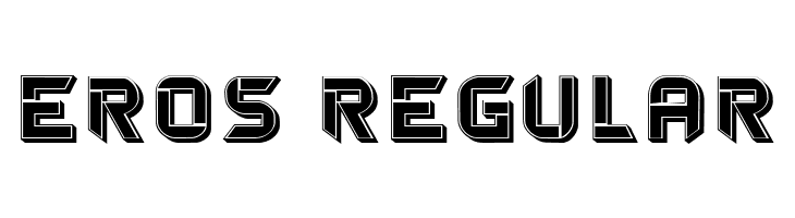 Eros Regular  フリーフォントのダウンロード